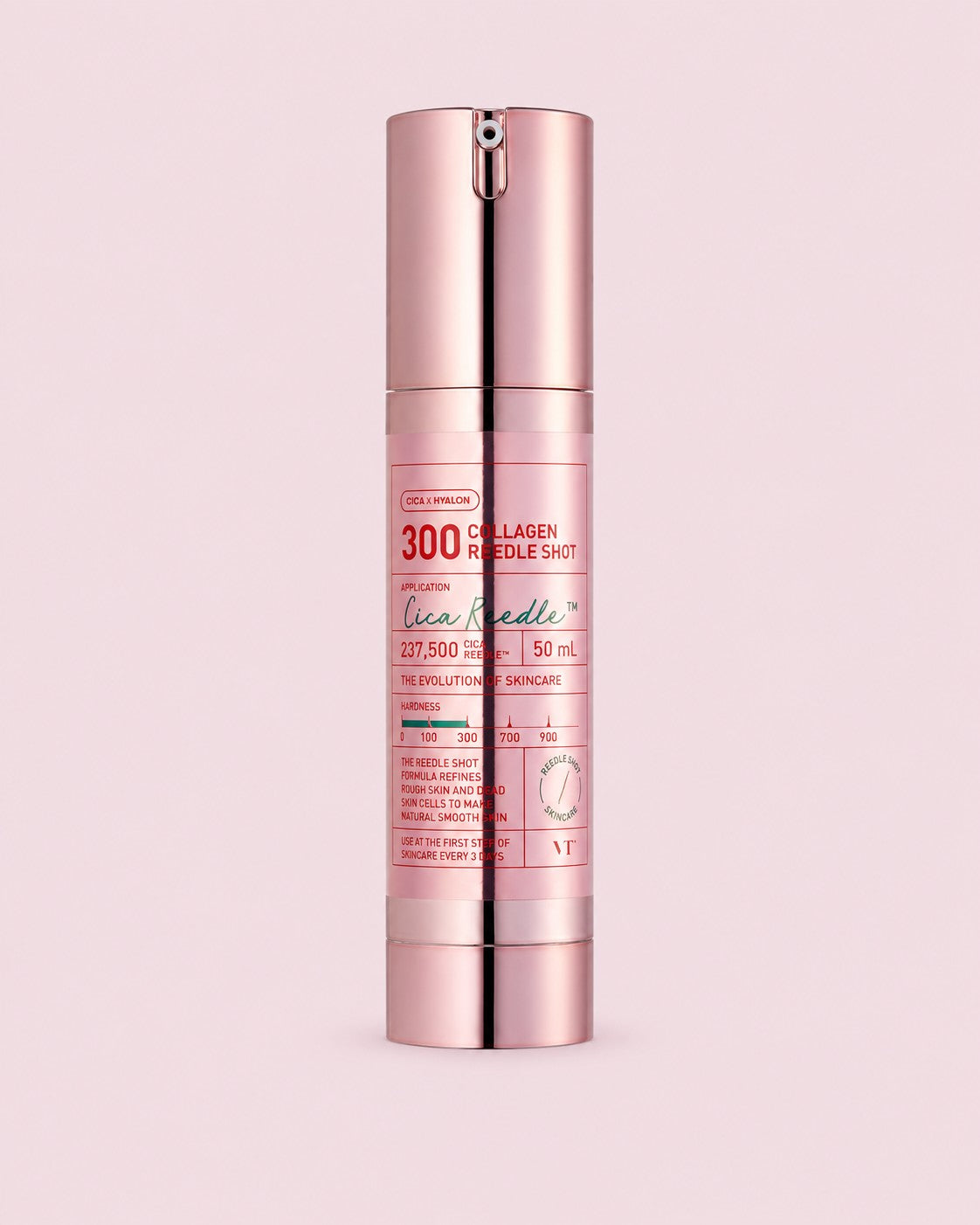 VT Cosmetics Collagen Reedle Shot 300 50ml on a coloured background