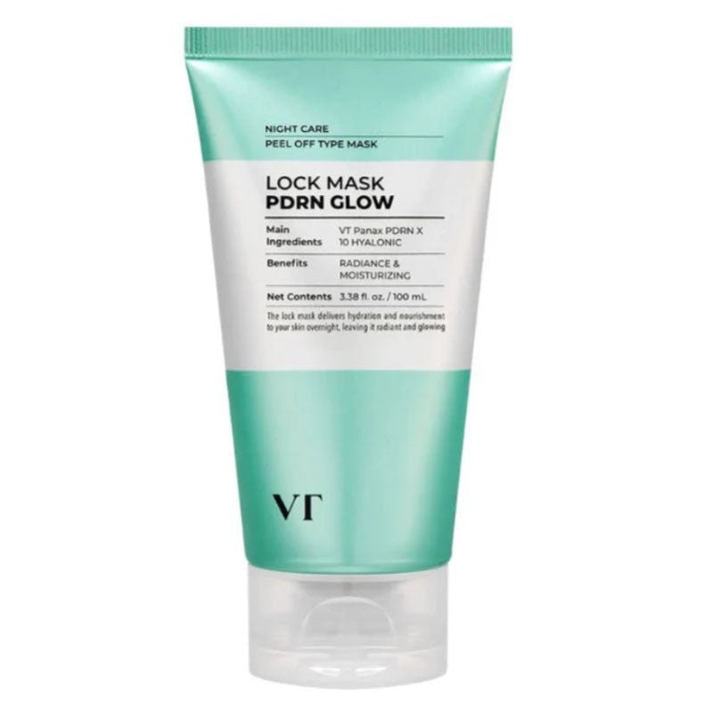 VT Cosmetics PDRN Glow Lock Mask 100ml on a plain white background